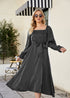 Vestido bohemio francés elegante e informal para primavera y verano de Olivia